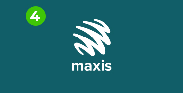 Finalize your payment by selecting on Maxis